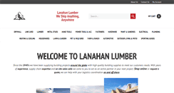 Desktop Screenshot of lanahanlumber.com